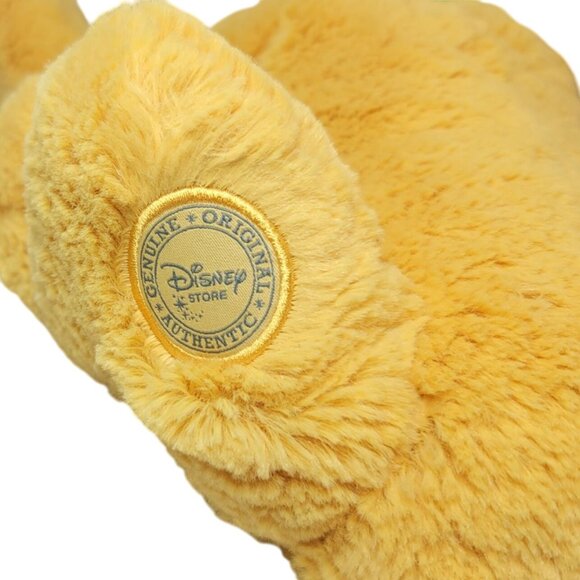 Disney Store Large Pluto Plush Orange Yellow 15" Stuffed Animal Doll Tongue Lay - Picture 5 of 11